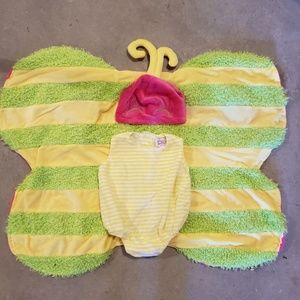 0 to 3 month butterfly caterpillar costume
